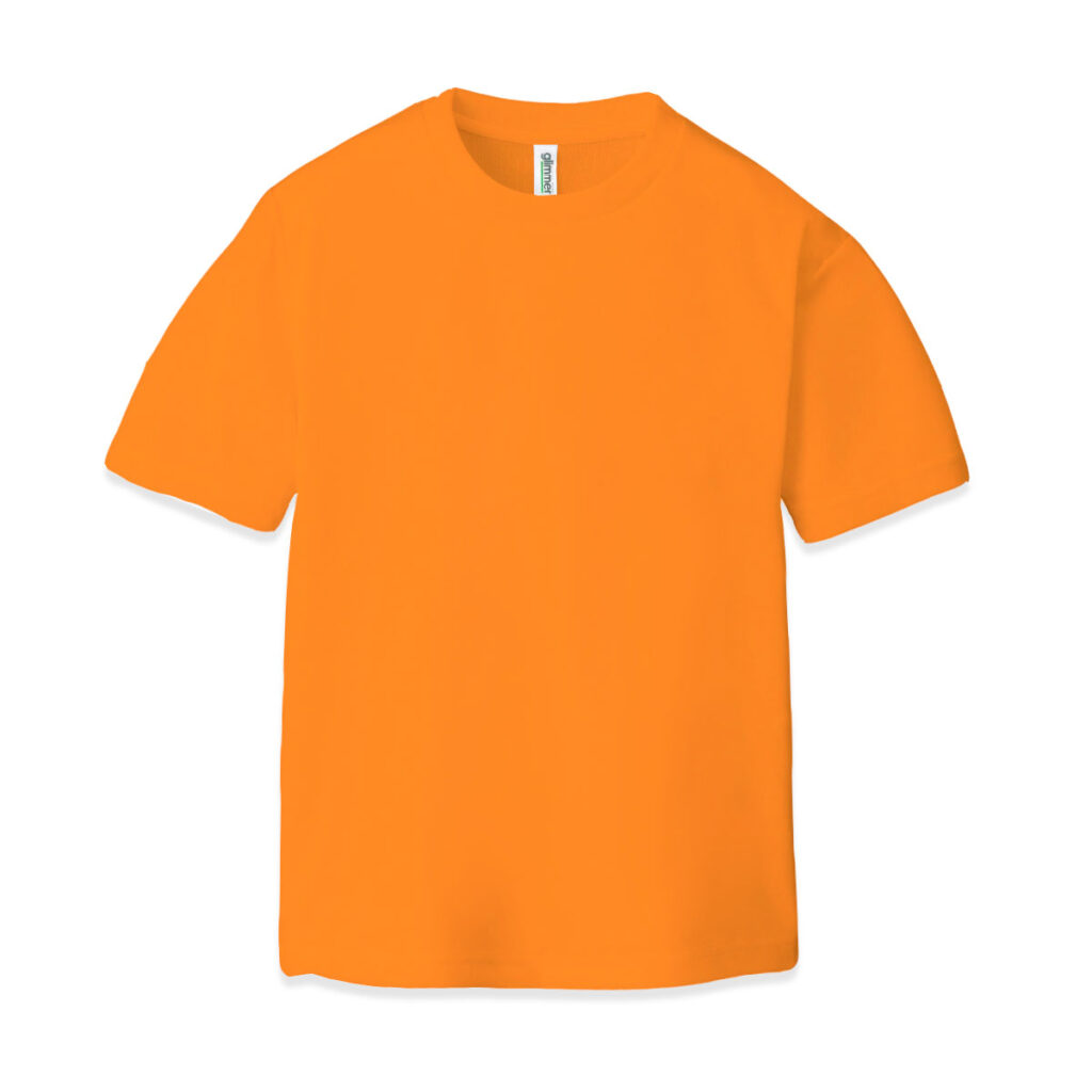 ドライクルーネックTシャツ オレンジ